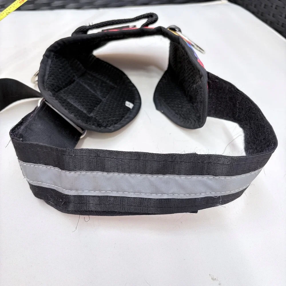 Joyride Dog Harness XL Rainbow Stripe Reflective Side-Clip No-Pull Pride